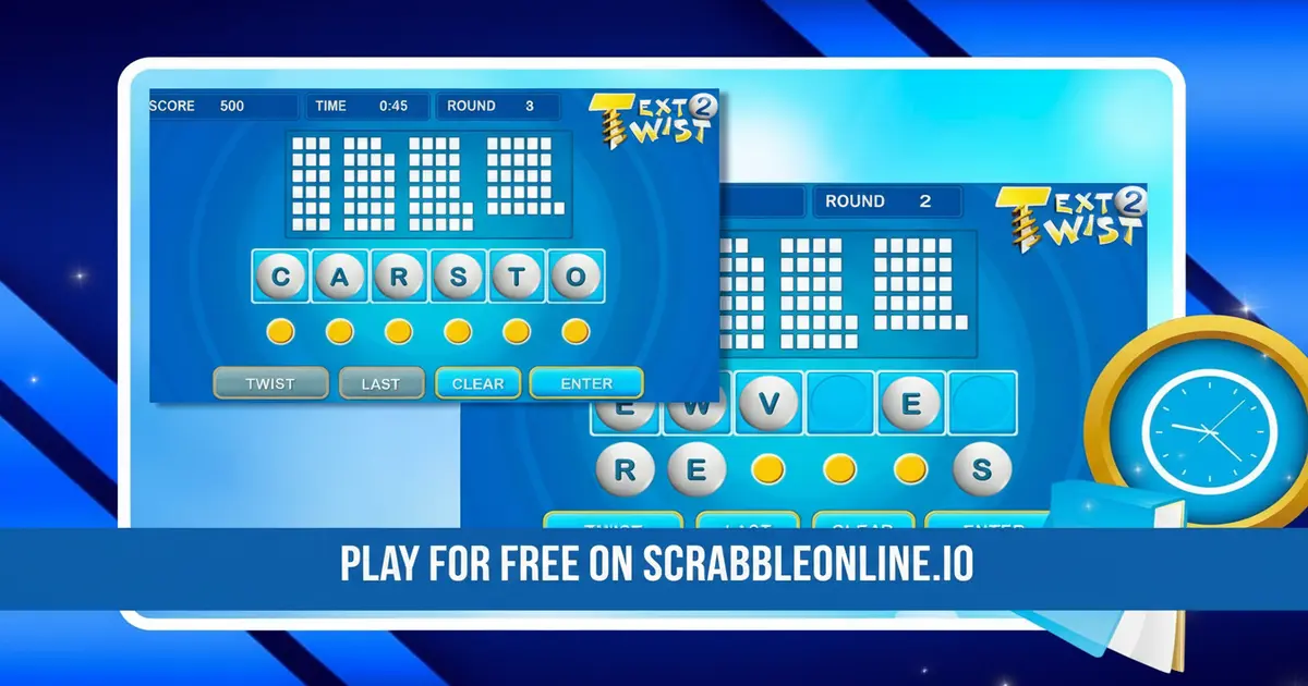 play Text Twist 2 for free